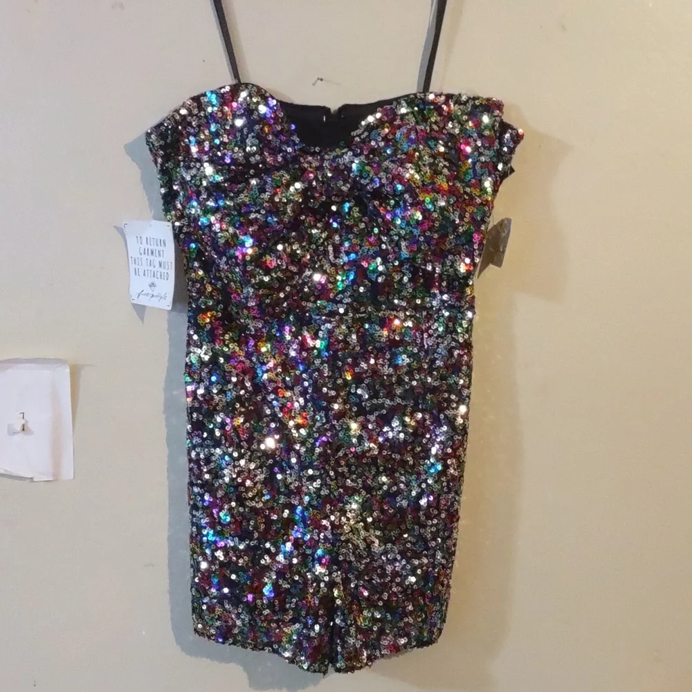 Hutch X Free People Lola Sequin Romper Size 8 MSRP$286 - Picture 5 of 14